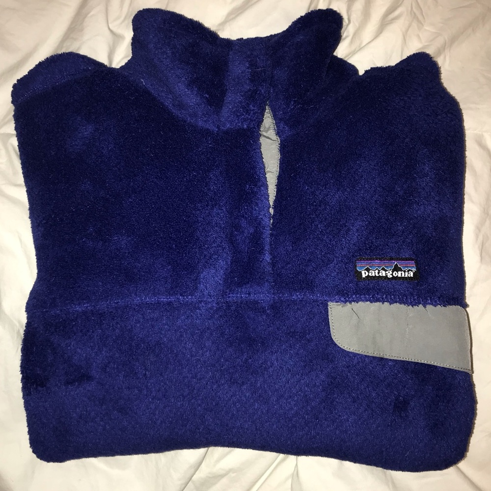 Patagonia Blue Pullover Jacket